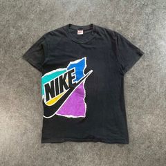 90s NIKE Tシャツ UK製 斜めナイキ 銀タグ ヴィンテージ - メルカリ