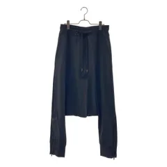 【新品】  prasthana / プラスターナ | storm fleece low crotch pants ストームフリース サルエル イージーパンツ | 2（L） | ブラック | メンズ