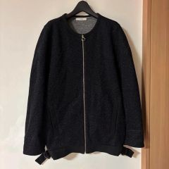 レディース 美品 H.A.K スタージャカード裏ボアブルゾン ブラック 