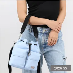 ■DIESEL ディーゼル ショルダーバッグ X10683 P8166 MULTI-PKTS BUCKET X レディース ユニセックス バケットバッグ 2WAY ドローストリング ロゴ ブランド