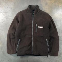 FARST DOWN ファーストダウン ダウジャケット フーディーテープロゴ L 