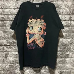 BETTY BOOP Tシャツ L ベティ ベティループ BLACK 黒 ヴィンテージ