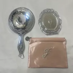 【230385】JILL STUART ジルスチュアート  ハンドミラー　コンパクトミラー　2個セット　手鏡　オシャレ　装飾 シルバー
