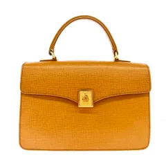 LANVIN ランバン ハンドバッグ  トップハンドル/ロゴ/型押しレザー/キャメル ヴィンテージ    レディース / 240001200660のサムネイル