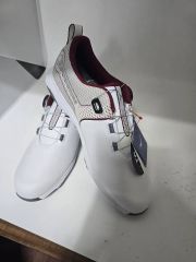 新品タグ付 Mizuno ミズノ ゴルフシューズ BOAフィット ホワイト 25