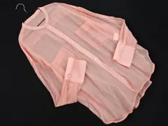 LEPSIM レプシィムローリーズファーム シアー バンドカラー シャツ sizeF/ピンク ■◇ レディース