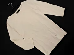 LOUNGELIZARD ラウンジリザード 刺繍 七分袖 カットソー size2/ベージュ ■◇ メンズのサムネイル