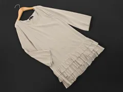 iCB アイシービー フリル ニット チュニック ワンピース sizeS/グレー ■◇ レディースのサムネイル