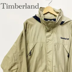 Timberland ティンバーランド マウンテンパーカー アウトドア ジャケット アウター 古着 XLサイズ ベージュ メンズ ＿208023