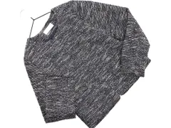 GLOBAL WORK グローバルワーク ツイード ノーカラー ジャケット sizeM/黒 ■◇ レディース