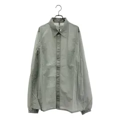 【新品】  prasthana / プラスターナ | monofil ripstop cover hand shirt モノフィル リップストップ カバーハンド シャツ | 2（L） | ライトグレー | メンズ