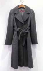 Max Mara ロングコート カシミア100％ グレー 42サイズ Max Mara カシミヤ100% ロングコート グレー サイズ42 新品未使用