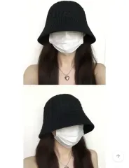 ニット バケットハット