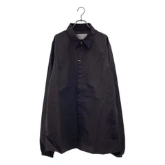 【新品】  prasthana / プラスターナ | monofil ripstop cover hand shirt モノフィル リップストップ カバーハンド シャツ | 2（L） | ブラック | メンズ