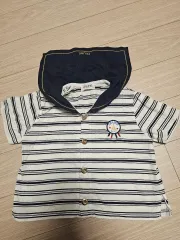 キッズ Celine セリーヌ ストライプ 半袖 カラーTシャツ 90のサムネイル