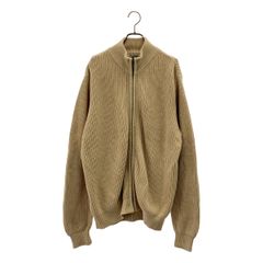 COMME CA ISM コムサイズム ニット フルジップ ベージュ - メルカリ