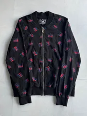 "BOY LONDON"ボーイロンドン　ユニオンジャック　ジップジャケット　総柄　ブラック　00s archive インポート　モード　ドメスのサムネイル