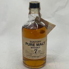 サントリー ピュアモルトウイスキー7年 特級ホワイトラベル 500ml