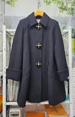 正規品/モスキーノ レディース ブランド コート 22FW ウール ジャケット ロング丈 55 スリム66 AC79のサムネイル