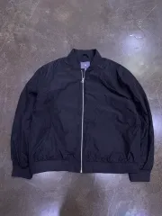 H&M レギュラー ブラック ブルゾン ウィンドブレーカー アウター ジャケット XL