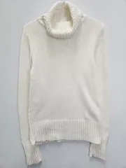 UNIQLO ユニクロ ヴィンテージ 白 クリーム コットン タートルネック M
