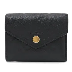 LOUIS VUITTON ルイ ヴィトン モノグラムアンプラント ポルトフォイユ ゾエ 3つ折財布 三つ折り財布 ノワール 黒 ブラック ゴールド金具 M62935