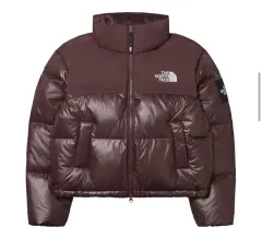 THE NORTH FACE ホワイトラベル ノベルティ ヌプシ ダウンジャケット ココア ブラウンのサムネイル