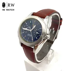 【中古】TRUSSARDI SPORT TS-9026 腕時計 ダークブルー レザーのサムネイル