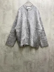SLOBE IENA スローブイエナ シャギー ニット カーディガン size38/グレー ◆■◎レディース