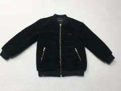 GUESS キッズ ブラック ボア ブルゾン スタジャン 身長145のサムネイル