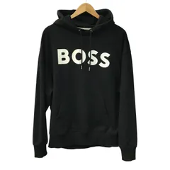 BOSS ヒューゴボス パーカー メンズ 長袖 コットン フーディ ロゴ スウェット 大谷翔平 ブラック Mサイズ 10242373 中古 T1のサムネイル