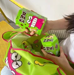 正規品 クレヨンしんちゃん バスケットバッグ 麻 バッグ (390x640 mm)