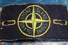 希少 80年代 stone island ビンテージ ワッペン グリーンエッジ - メルカリ
