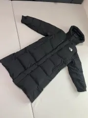 THE NORTH FACE ザノースフェイス ブラック ダウンジャケット ロング丈