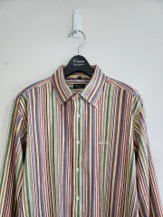 SAINT JAMES セントジェームス ストライプシャツ (XL)のサムネイル