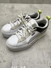 PUMA プーマ 383119-02 厚底 メイズ ロー ウィメンズ スニーカー size24.5/ホワイト ■■レディース