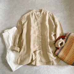※専用※plage【CALMER】別注 BandCollar シャツ plage【CALMER】別注 BandCollar シャツ - メルカリ