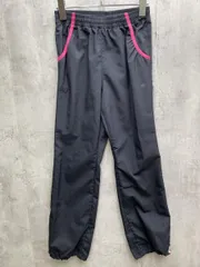 New Balance ニューバランス 薄手 ナイロン ポリエステル系 裾ドロ ジョガー パンツ sizeS/黒  ◇■レディース