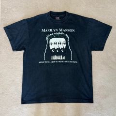 マリリンマンソン Tシャツ Hanes M - メルカリ