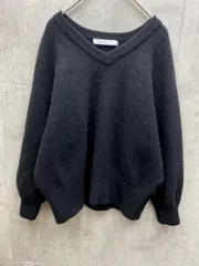 FRAME WORK フレームワーク Vネック カシミヤ混 ニット セーター 黒 ◇■◎レディース