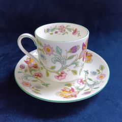 希少】宮内庁御用達 ナカヤマ 中山陶器 デミタスカップ&ソーサー 希少】宮内庁御用達 ナカヤマ 中山陶器 デミタスカップ&ソーサー