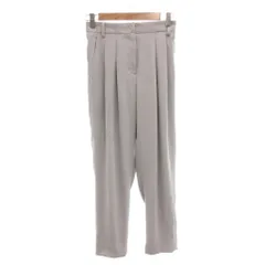 N.Natural Beauty Basic N.ナチュラルビューティーベーシック パンツ スラックス S ライトグレー タック入り /NL ■ECF003