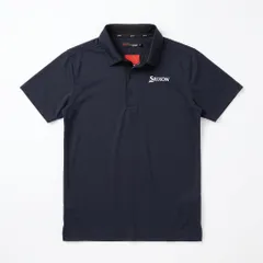 SRIXON スリクソン 半袖ポロシャツ ネイビー ゴルフウェア[RCC-33]