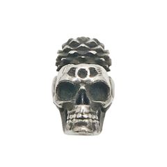 新品 ネックレス シルバー トップ スカル ドクロ 猿 ゴリラ 髑髏 人気 