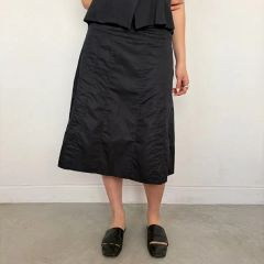 新品級】Jil Sander ジルサンダー ギャザーロングスカート 32 - メルカリ