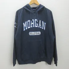 t■90'S 古着■ホロウェイ/HOLLOWAY スウェットパーカ■紺【メンズL】レトロ/MENS/53【中古】のサムネイル