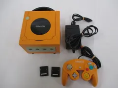  訳あり ゲーム ゲームキューブ 本体 DOL-001 オレンジ メモリーカード 周辺機器付き