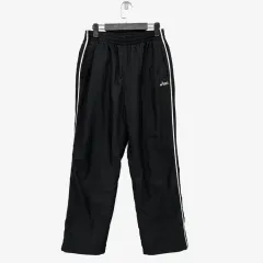 アシックス メンズ トレーニングパンツ ジャージ パンツ ブラック