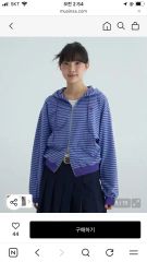 commongullproductsネイビー ジップアップパーカー ストライプ - メルカリ