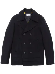 HELMUT LANG ローバンド ピーコート ネイビー 42のサムネイル